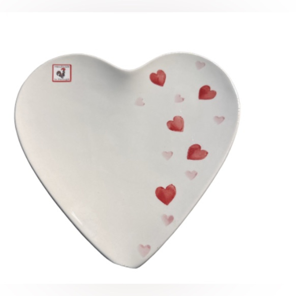 Farval  Portuguese hand made heart Plate
